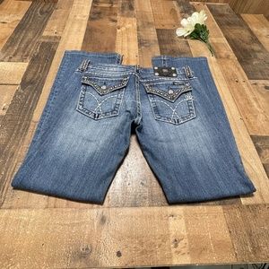 Miss Me Medium Wash Embellished Boot Cut Jeans